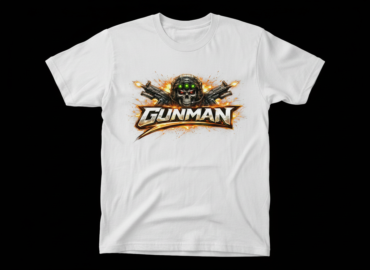 GUNMAN WHITE TEE