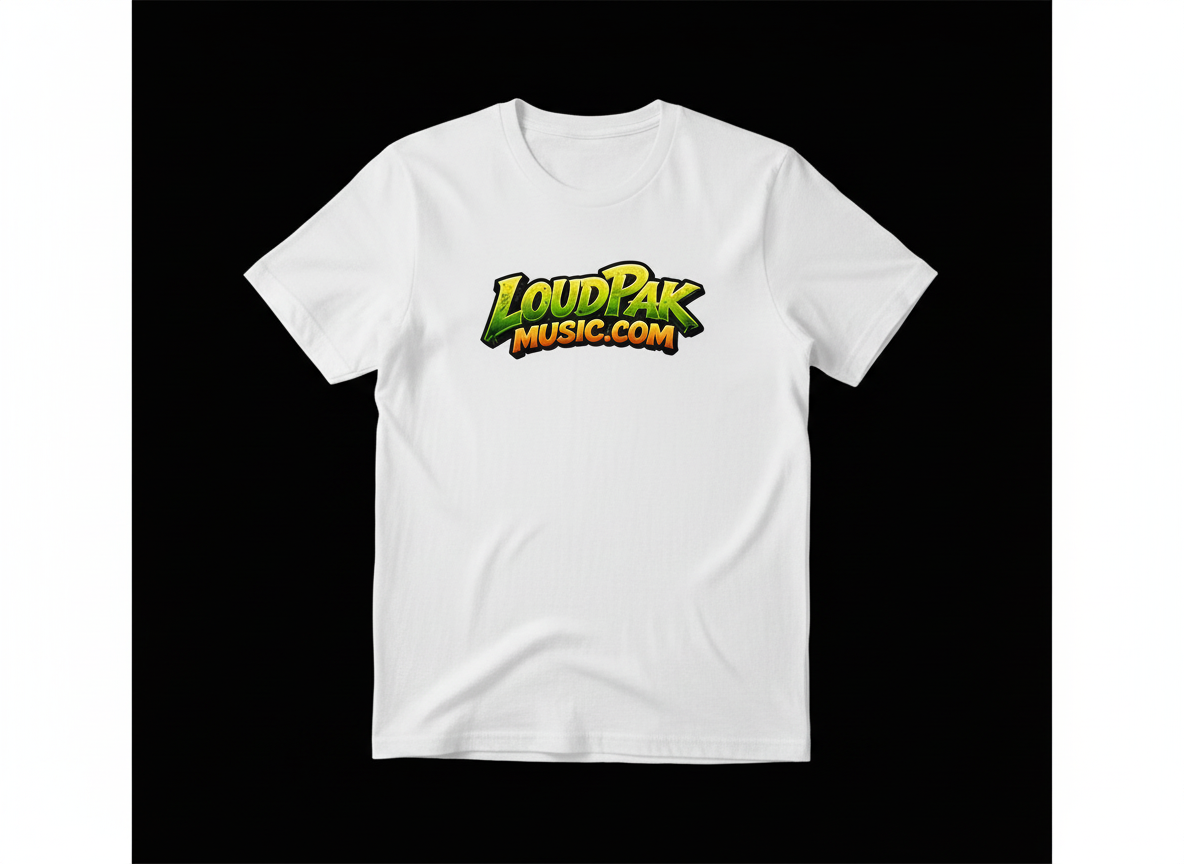 LOUDPAK.COM WHITE TEE